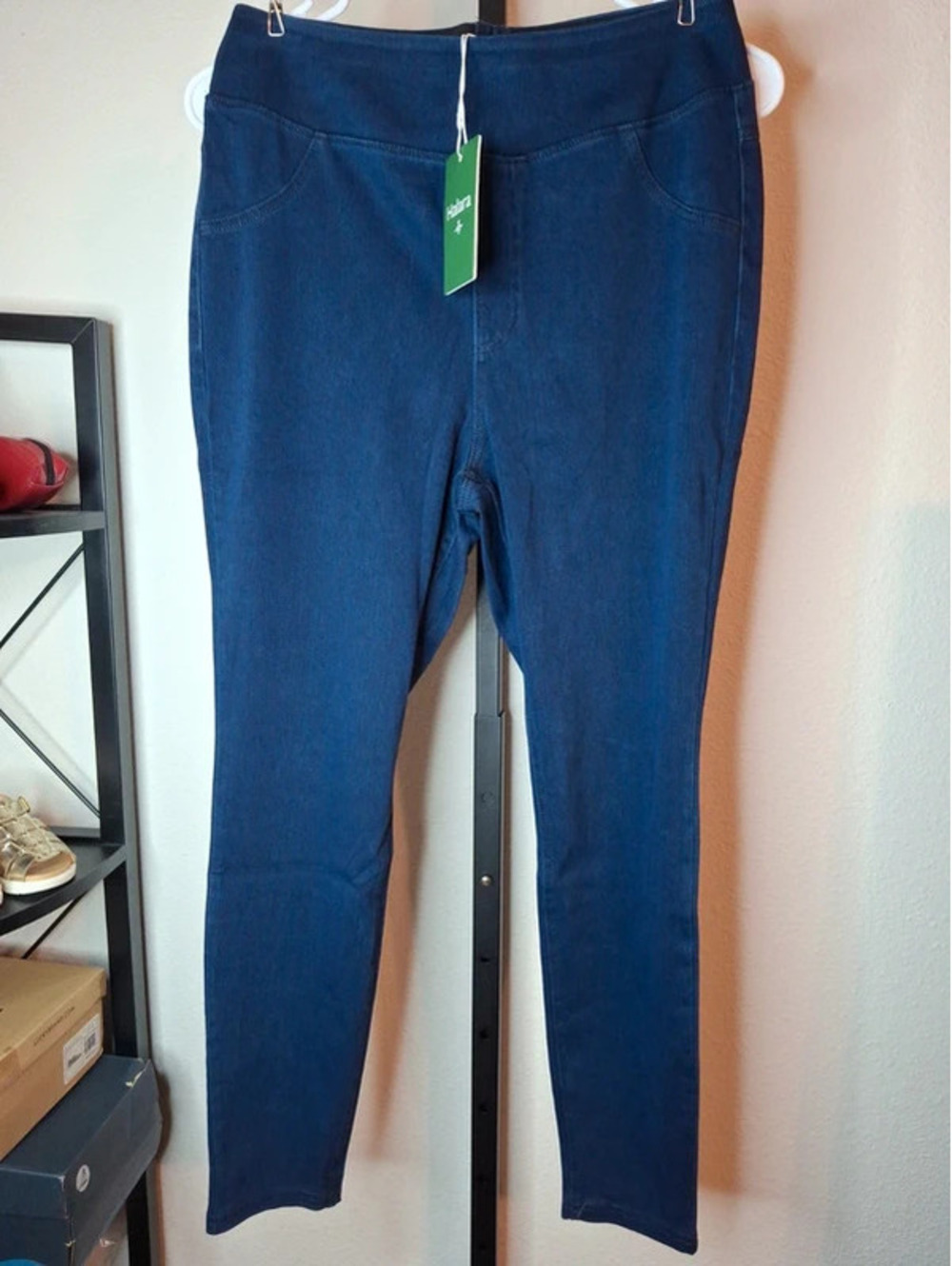 Halara Women's Navy Flex Denim 7/8 Leggings NWT size M